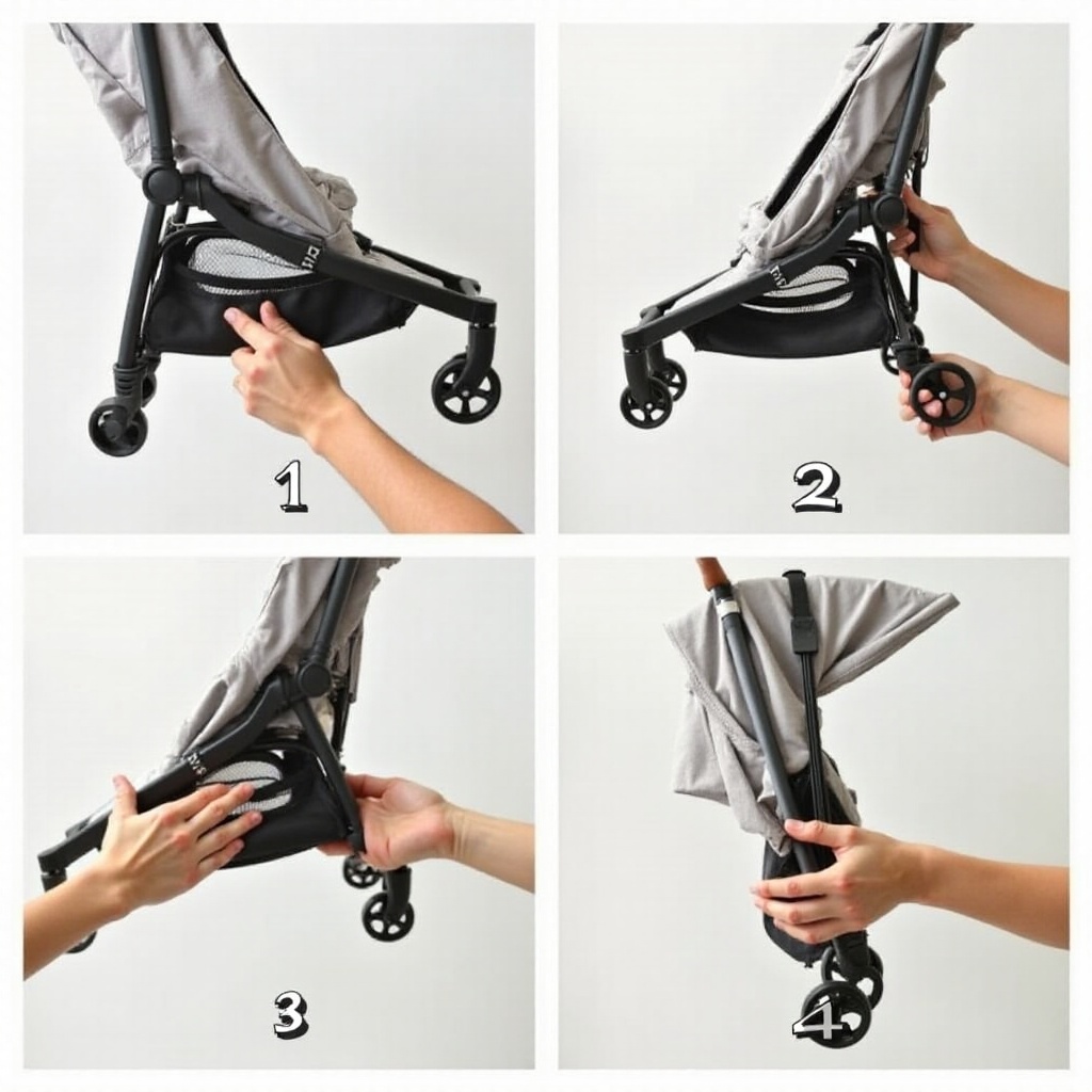 how to fold mockingbird stroller