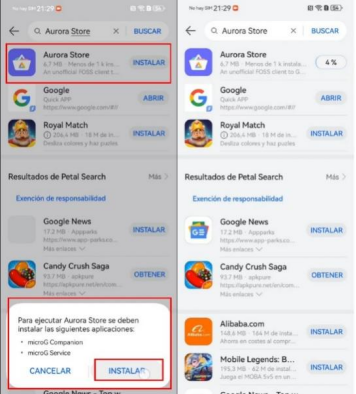 How Can Huawei Users Seamlessly Integrate the Aurora Store with Google Play?