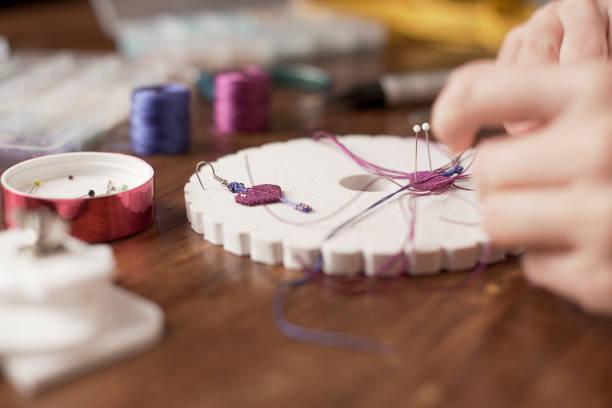 Making Kumihimo Bracelets